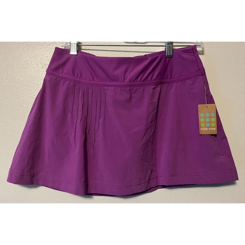Title Nine Skort Nimblene Womens Size Small Pink Tennis Golf Skirt Pockets NWT - Picture 1 of 12